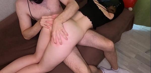 trendsguy spanked his Russian girlfriend hard on juicy ass